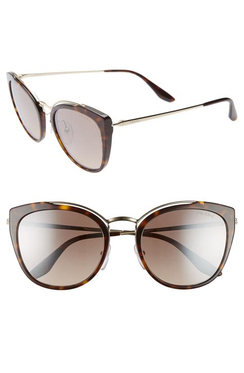prada phantos 54mm gradient cat eye sunglasses